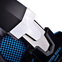 Auriculares para Juegos G2000 con Sonido Envolvente, Micrófono y Luces LED, Almohadillas de Espuma Viscoelástica para Controles de PS5, PS4 y Xbox One
