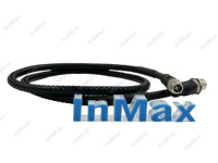 Cable Ethernet M12 con funda trenzada de filamento plano de nailon de alta calidad del fabricante InMax X-Coded Series