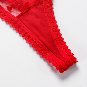 Vendita all'ingrosso biancheria intima stampa amore <span class=keywords><strong>reggiseno</strong></span> Snd Set <span class=keywords><strong>reggiseno</strong></span> <span class=keywords><strong>con</strong></span> <span class=keywords><strong>ferretto</strong></span> <span class=keywords><strong>con</strong></span> cinturino regolabile <span class=keywords><strong>con</strong></span> <span class=keywords><strong>ferretto</strong></span> <span class=keywords><strong>reggiseno</strong></span> in Mesh <span class=keywords><strong>trasparente</strong></span> e breve - Product Image 4