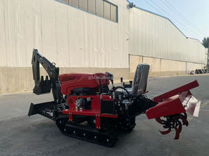 Traktor Mini Crawler Pertanian Bertenaga Diesel Tipe Crawler Penggerak Rotary Tiller - Product Image 5