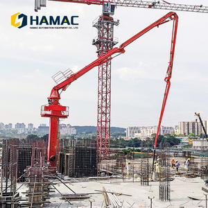 Pompe à béton mobile hydraulique araignée avec distributeur et bras de placement de béton, fournie directement par l'usine - Product Image 4