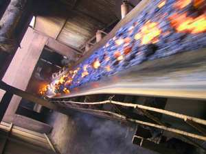 Isıya dayanıklı kauçuk konveyör bant T1 T2 T3 <span class=keywords><strong>T4</strong></span> DIN-K çimento ve çelik endüstrisi için yüksek sıcaklık kayışı ayarlanabilir - Product Image 5