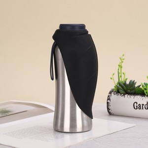Nouveau produit ODM, logo personnalisé, gobelet à eau portable pour chien en acier inoxydable 304, gamelles spécifiques pour chien. - Product Image 6
