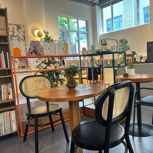 Sedia da Pranzo Ergonomica <span class=keywords><strong>in</strong></span> <span class=keywords><strong>Legno</strong></span> Antico con Schienale Alto <span class=keywords><strong>in</strong></span> Rattan, Stile Retrò per Interni - Product Image 5