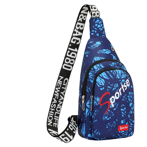 Bolso de Pecho de Nailon Impermeable de Estilo Coreano Informal para <span class=keywords><strong>Hombre</strong></span>, Cierre de Cremallera, <span class=keywords><strong>Bandolera</strong></span> Cruzada con Correa Ancha - Product Image 4
