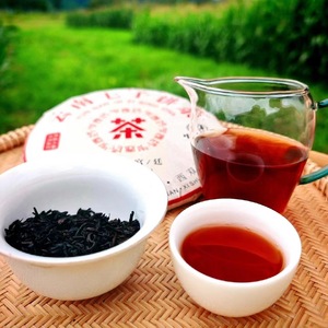 Trà Phổ Nhĩ chín năm 2010, Mạnh Hải, Vân Nam, cây cổ thụ núi Nâu, bánh Phổ Nhĩ 357g, bán trực tiếp từ nhà máy - Product Image 6