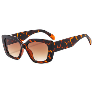Lunettes de soleil rectangulaires rétro à monture intégrale, anti-lumière bleue, UV400, unisexes, décontractées, lunettes de mode pour adultes - Product Image 2