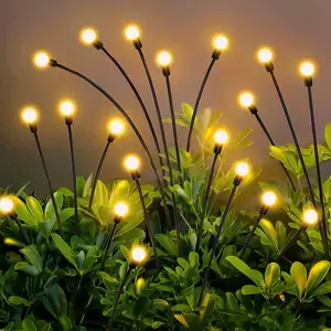 Offre Spéciale étanche 6/8/10 têtes énergie solaire jardin lumière décorative se balançant luciole pelouse lumière extérieure solaire jardin lumière