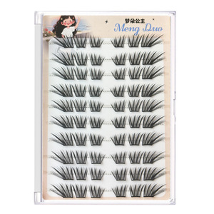 Dream <strong>Duo</strong> False <strong>Eyelashes</strong> 10 Packs Thin Segmented Volume 6d-8d <strong>Glue</strong> Applied Upper Lashes For Beginners Japanese Style - Product Image 5