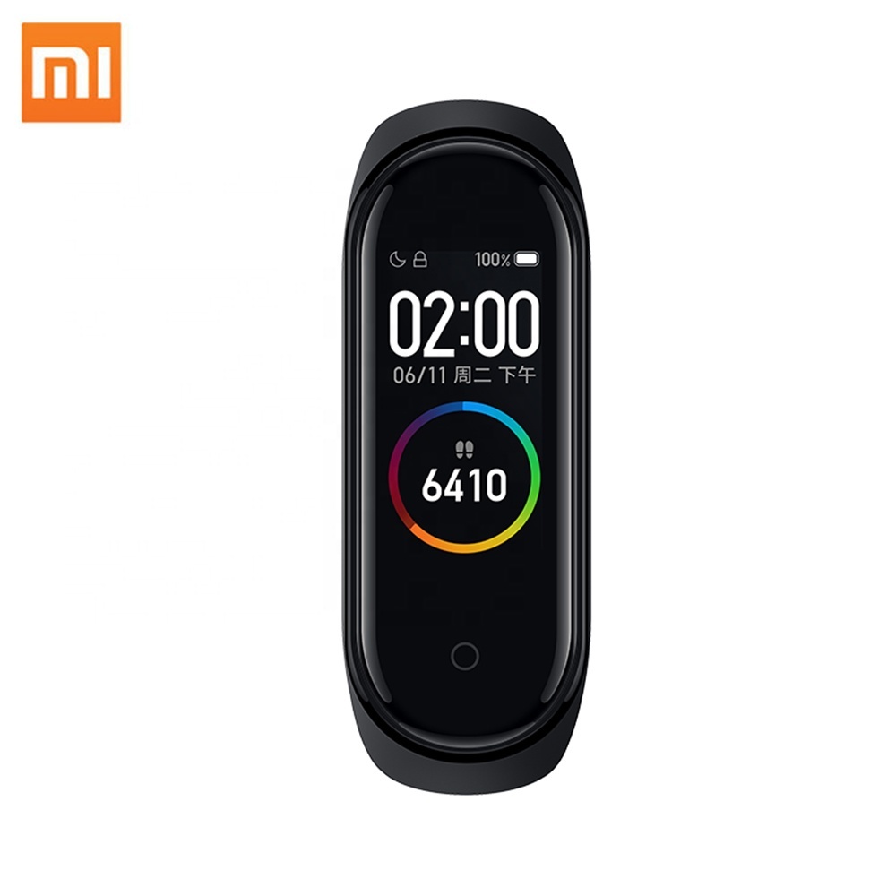 Лучшие продажи Xiaomi цветной экран Смарт-браслет сердечного ритма nfc смарт-часы MI Band 4