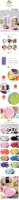 Directe d'usine mélange couleur comestible bonbons moulés nacré 4mm coloré nonpareils dans 85g bouteille pour cupcake macaron décoration