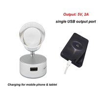 Lumière intérieure LED RV à intensité variable 12-24V, en aluminium, pour caravane, bateau, camping-car, lampe de chevet, lampe de lecture, charge USB, 3000-6000K