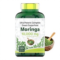 Tnvitamins Moringa Alami 120 Kapsul |   Suplemen Diet Ekstrak Daun Berpotensi Tinggi untuk Energi, Vitalitas & Dukungan Antioksidan