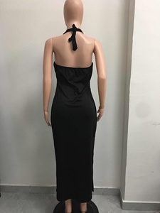 Vestidos Maxi de Verano para Mujer, con Tirantes Halter, Espalda Descubierta, Ajustados, con Botones, al por Mayor - Product Image 5