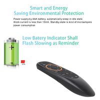 Remote Control TV Pintar Topleo Android TV Box Air Mouse G10s Mini Keyboard ABS Nirkabel IR Universal