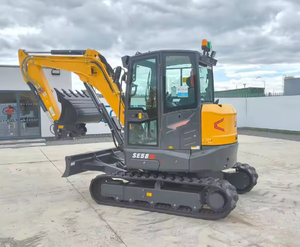 Excavatrice à bras court Shantui SE58SR, mini-pelle de 6 tonnes, moteur Yanmar, excavatrice compacte à rotation rapide, prête pour l'exportation, idéale pour la construction urbaine - Product Image 3