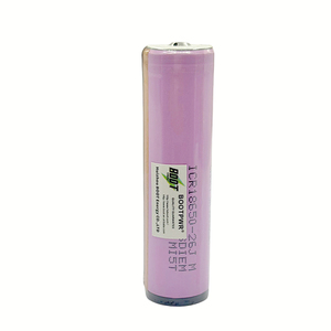 오리지널 SDI 100% 정품 ICR18650 26J/26JM 3.7V 2600mAh 충전식 고체 상태 원통형 배터리 뾰족한 팁 + 보호기 - Product Image 5