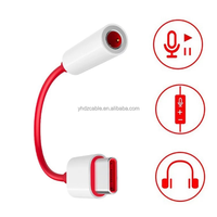 Kabel adaptor Audio, tipe-c ke 3.5mm kondisi baru untuk iPhone One Plus dan ponsel lainnya adaptor Audio Digital untuk ponsel