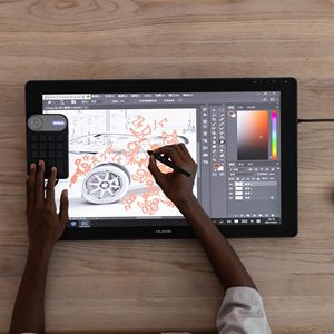 Monitor de Dibujo LCD Ultrafino Huion <span class=keywords><strong>Kamvas</strong></span> <span class=keywords><strong>24</strong></span> Plus de <span class=keywords><strong>24</strong></span> Pulgadas, Pantallas Interactivas, Tabletas Gráficas - Product Image 1