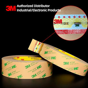 Cinta Adhesiva de Doble Cara Transparente Ultrafina 3M 467MP de 0.05mm, Adhesivo sin Soporte para <span class=keywords><strong>Papel</strong></span> y Película de Corte por Troquelado a Alta Temperatura - Product Image 2