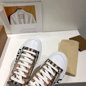 TOP Quality Classic Customized LOGO Sneaker genuine leather platform Shoes walking Skateboard Walking style shoes check man - Product Image 3