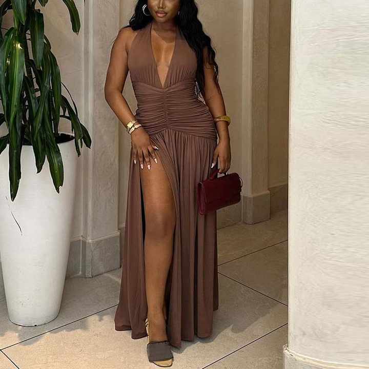 Sexy Side Split Evening Dresses-WF01592-Veeddydropshipping