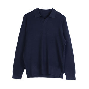 2025 LOGOTIPO personalizado OEM y ODM Moda de primavera Nuevo suéter de punto con cuello en V Suéter de hombre - Product Image 2