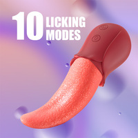 Heiß Begehrter Zungenleck-Vibrator – 10 Leckmodi, G-Punkt- und Kitzlerstimulator für Frauen und Paare