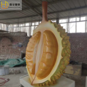Durian Sculpture Fiberglass <b>Large</b> Outdoor Landscape <b>Ornamental</b> Piece - Product Image 3