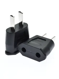 Eu To Usa Plug Adapter EU Europe To US USA Travel Power Plug Adapter Converter- Type B Australia Convert 2 Prong 6A BX-9122