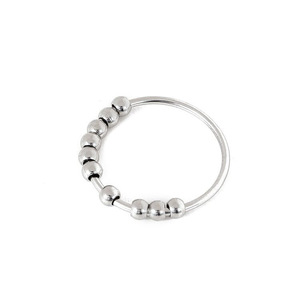 Anillos de cuentas de acero inoxidable para descompresión, antiestrés y ansiedad - Product Image 5