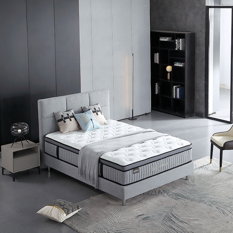 Оптовая продажа, низкая цена, горячая Распродажа, европейская кровать высшего качества, индивидуальные Пружинные постельные принадлежности, матрас из пены с эффектом памяти