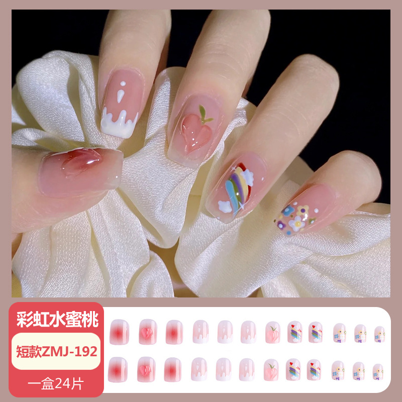 ZMJ192 Rainbow Peach