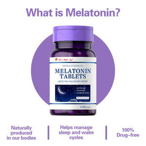 <span class=keywords><strong>Comprimés</strong></span> de mélatonine, complément alimentaire naturel pour favoriser le sommeil, non accoutumant, certifié GMP, approvisionnement en vrac - Product Image 5