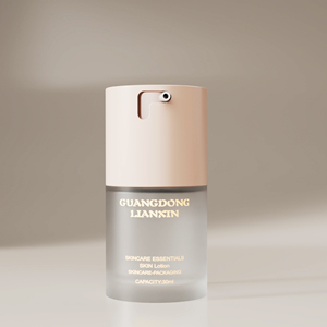 Flacon pompe à lotion en verre rond de luxe de 30 ml, flacon à lotion vide rose avec pompe, flacon de fond de teint en verre pour maquillage de 30 ml - Product Image 5