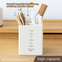 OEM/ODM bureau bureau organisateur maquillage brosse conteneur papeterie boîte de rangement en plastique crayon porte-stylo