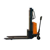 Offre Spéciale 1000kg 1.5t 2ton 3m palette Portable chariot élévateur manuel auto-chargé gerbeur manuel semi-électrique