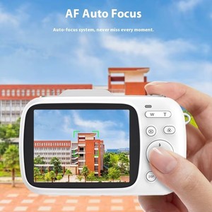 กล้องดิจิตอล5K การ์ด12ล้านพิกเซล1080P FHD Compact 18X ซูมดิจิตอลกล้อง vlogging แบบพกพาที่เรียบง่ายสำหรับนักเรียน - Product Image 3