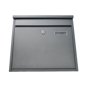 Buzón de acero con 2 ranuras y <span class=keywords><strong>etiqueta</strong></span> de nombre Diseño elegante de buzón de valla - Product Image 2