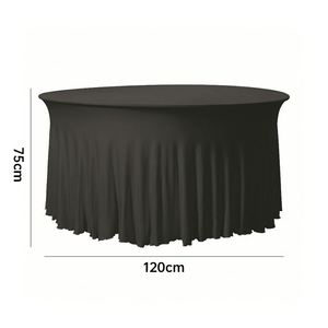 Custom White <b>Table</b> <b>Cloth</b> <b>Round</b> <b>Table</b> Clothes for Wedding - Product Image 2