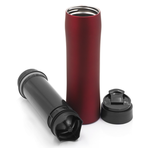 Cafetière à piston en acier inoxydable portable 350 ml, gobelet de voyage <span class=keywords><strong>avec</strong></span> <span class=keywords><strong>filtre</strong></span>, <span class=keywords><strong>thermos</strong></span>/bouilloire à double paroi isolée - Product Image 5