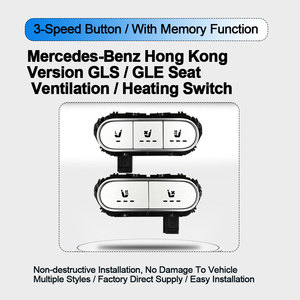 Interrupteur de ventilation et de chauffage des sièges pour Mercedes GLS <span class=keywords><strong>GLE</strong></span>, spécifications Hong Kong, installation non destructive, vente en gros d'usine chinoise - Product Image 4