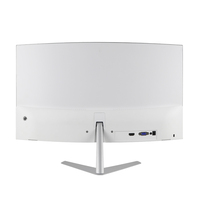 Monitor Komputer Layar Lengkung Tanpa Bingkai LED Panel IPS 24 Inci Full HD 1K, 2K, 4K Baru