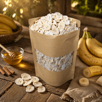 Fabrieksgroothandel Gedroogde Bananenplakjes Natuurlijk Zoet Knapperig Fruit Chips Zonder Toegevoegde Suiker Klaar om te Eten