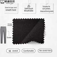 Tissu en viscose T65R35 de qualité supérieure pour costumes de bureau pour femmes