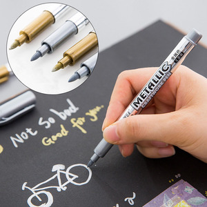 Commerci all'ingrosso <span class=keywords><strong>oro</strong></span> argento inchiostro metallico artigianato penne <span class=keywords><strong>vernice</strong></span> marker - Product Image 1