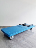 Carretilla de Mano Plegable de Gran Tamaño, Plataforma de Plástico Industrial para Transporte de Mercancías a Granel