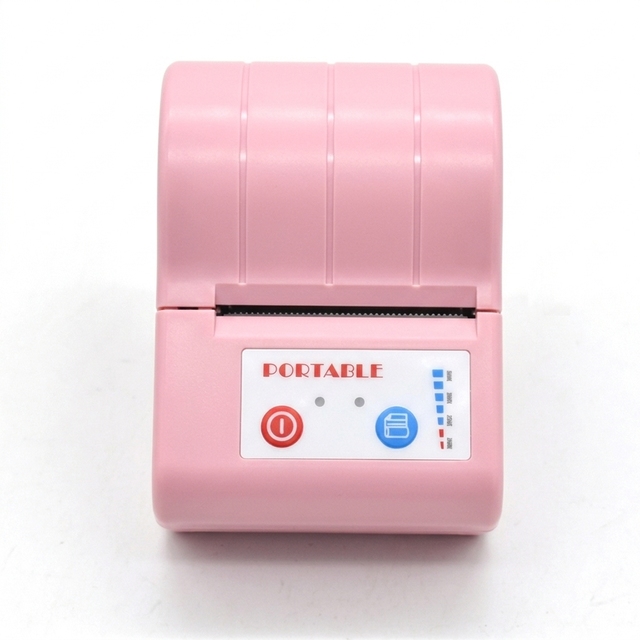 58mm Handy Portable Mini Printers Wireless Bluetooth Thermal Label Receipt Printers for Small Business Customization Available