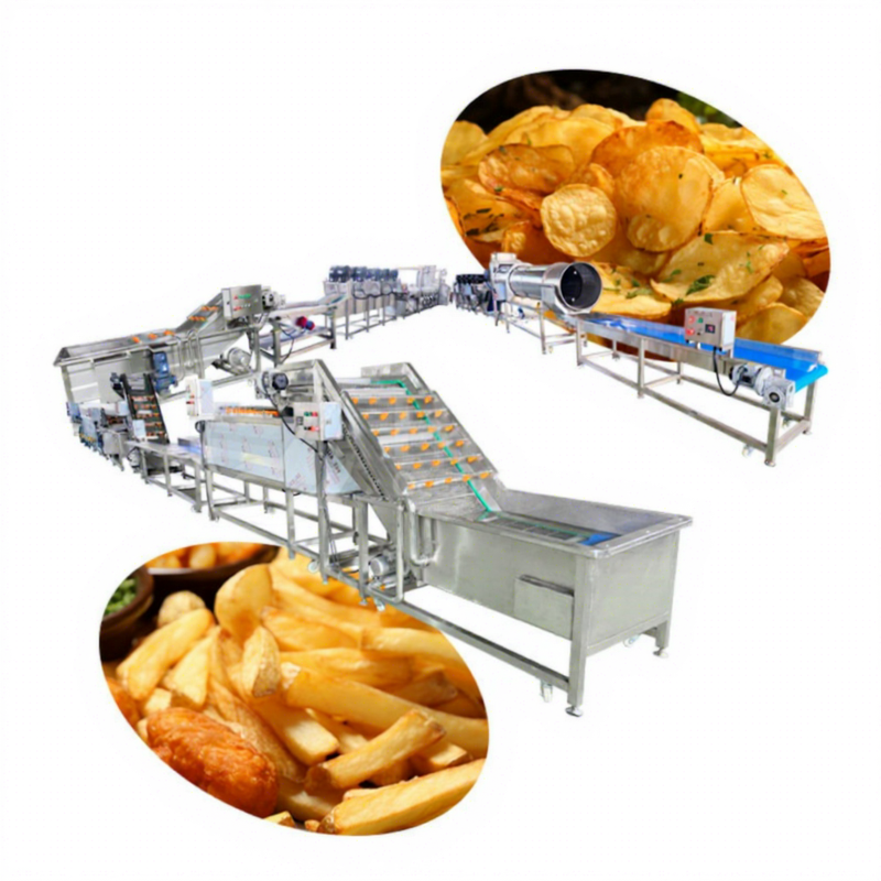 Full Automatic Sweet Potato Crisp Make