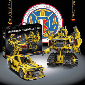 Juguete de modelo de plástico con Control remoto de Battle Bumblebe con modos de giroscopio de ruta de programación de vapor, programación de aplicación de cuatro canales - Product Image 4